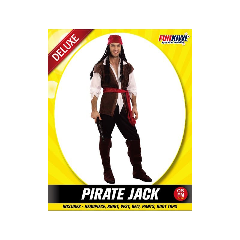 Costume Adult Pirate Jack Sparrow