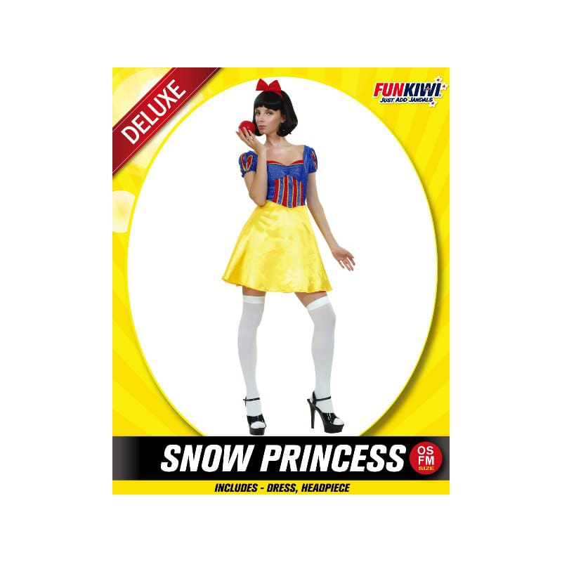 Costume Adult Snow White Princess Short