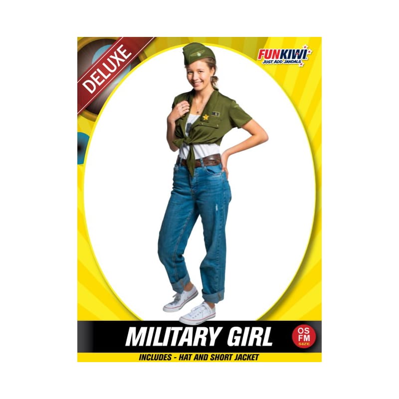 Costume Adult Military Lady DNR