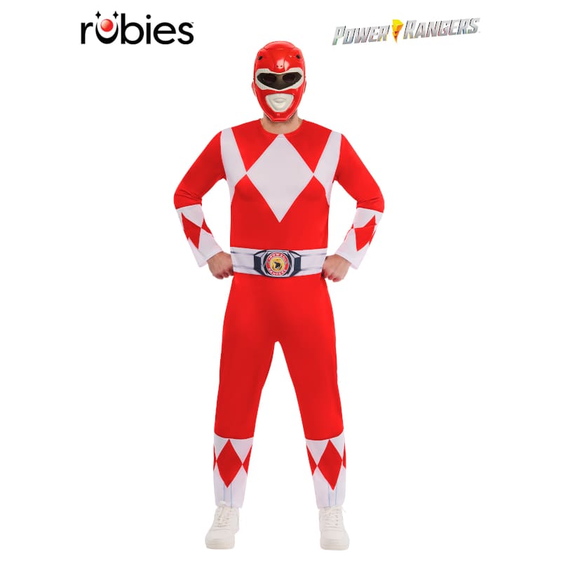 Costume Adult Power Rangers Red M