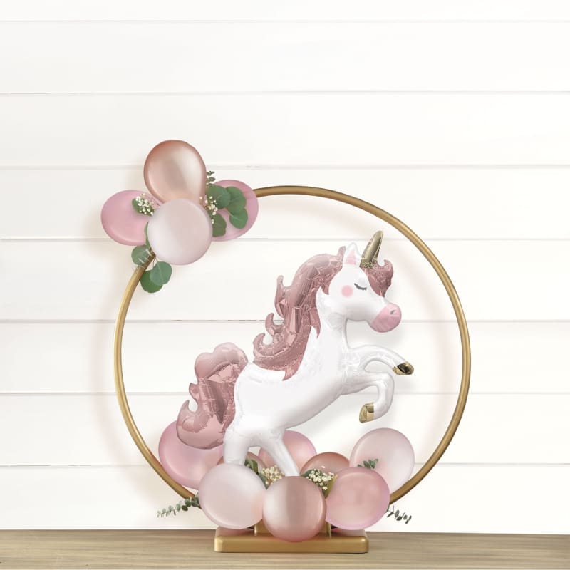 Balloon Hoop Decoration Gold 71cm