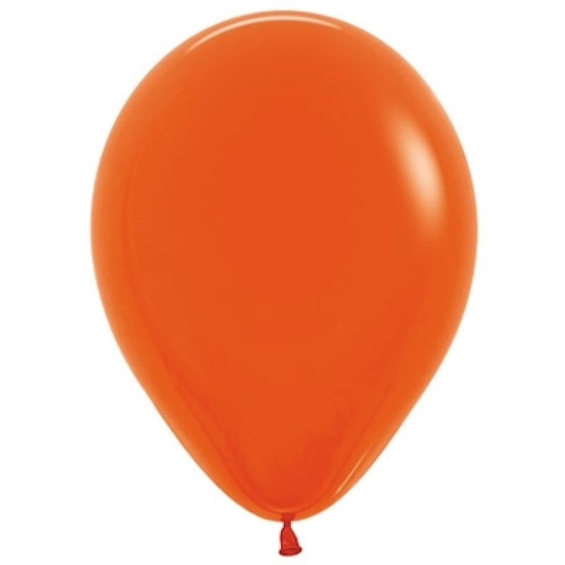 Balloons 30cm Matte Orange Pk100