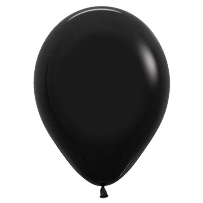 Balloons 30cm Matte Black Pk100