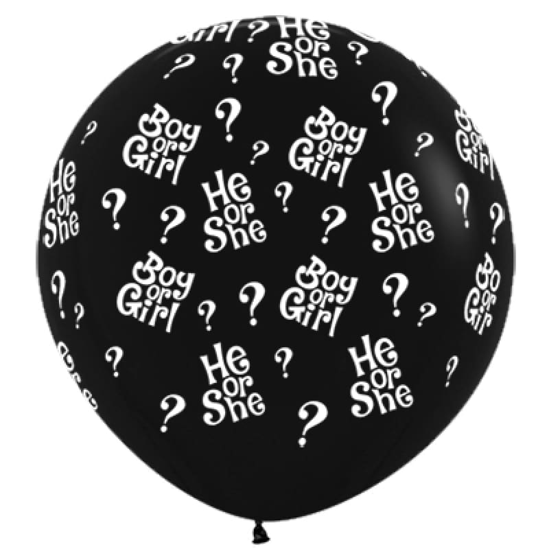 Balloons 90cm AOP He or She?