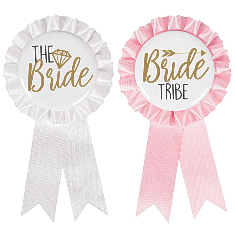 Badge Rosette Bride Tribe Pk8