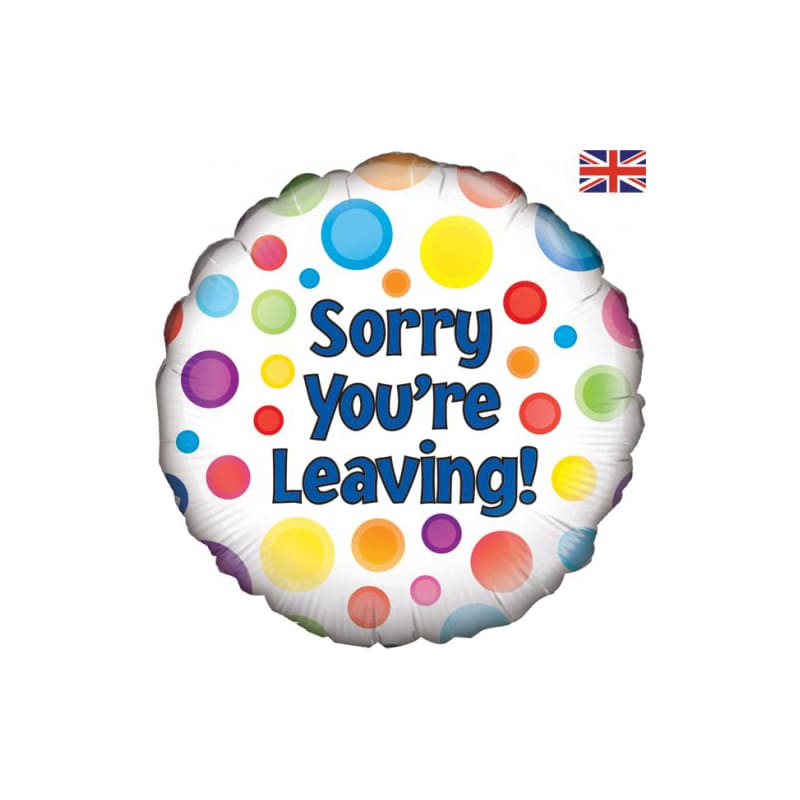 Foil 45cm Sorry You're Leaving