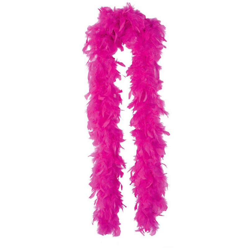 Feather Boa Hot Pink 2m Long