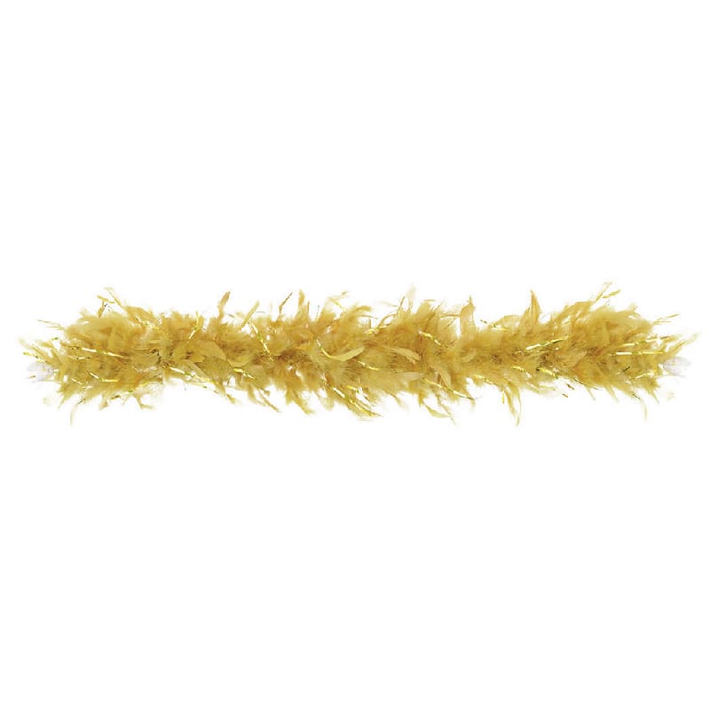 Feather Boa Gold 2m Long