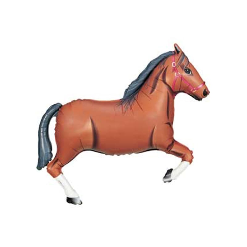 Foil Shape Horse Brown 109cm
