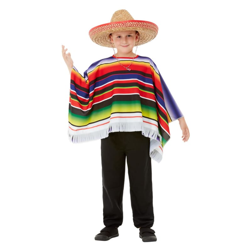 Costume Child Mexican Poncho