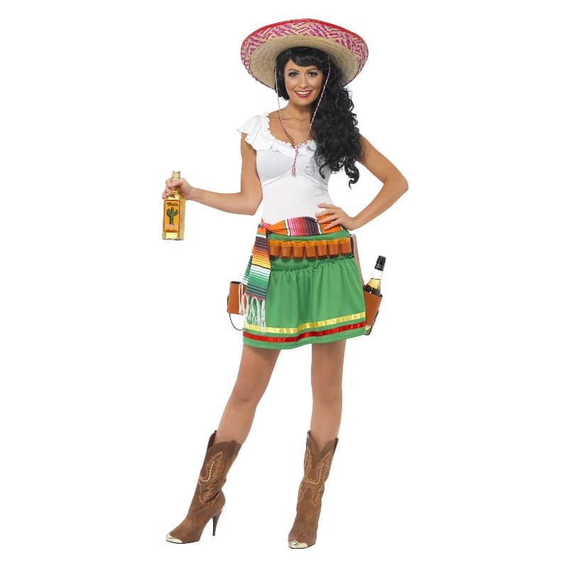 Costume Adult Mexican Shooter Girl M