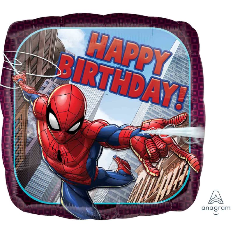 Foil 45cm Spiderman Birthday