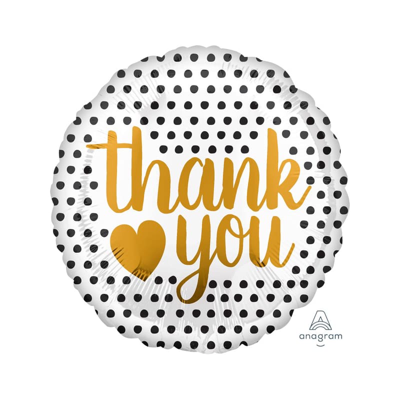 Foil 45cm Thank You Gold