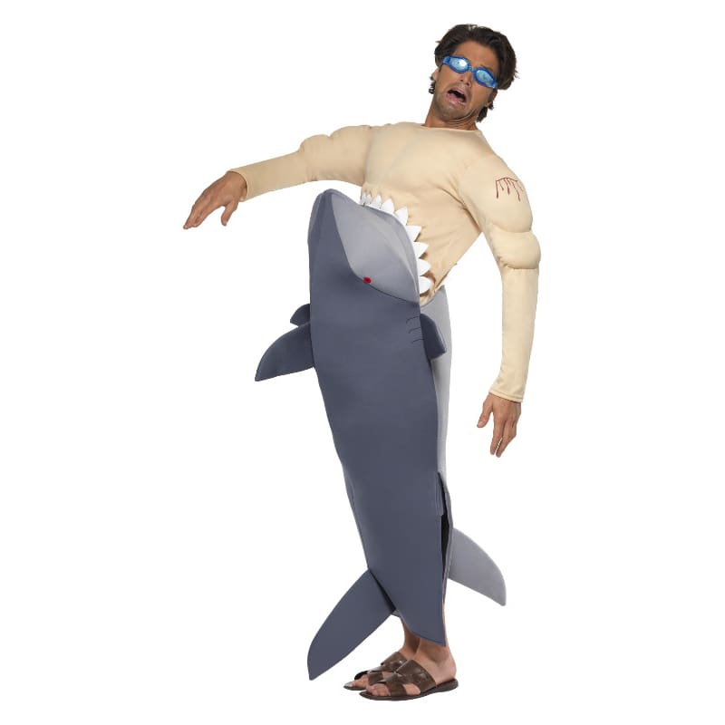 Costume Adult Man Eating Shark