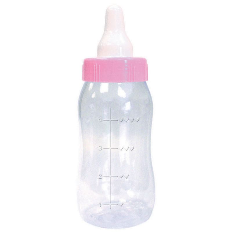 Baby Bottle Bank 28cm Pink