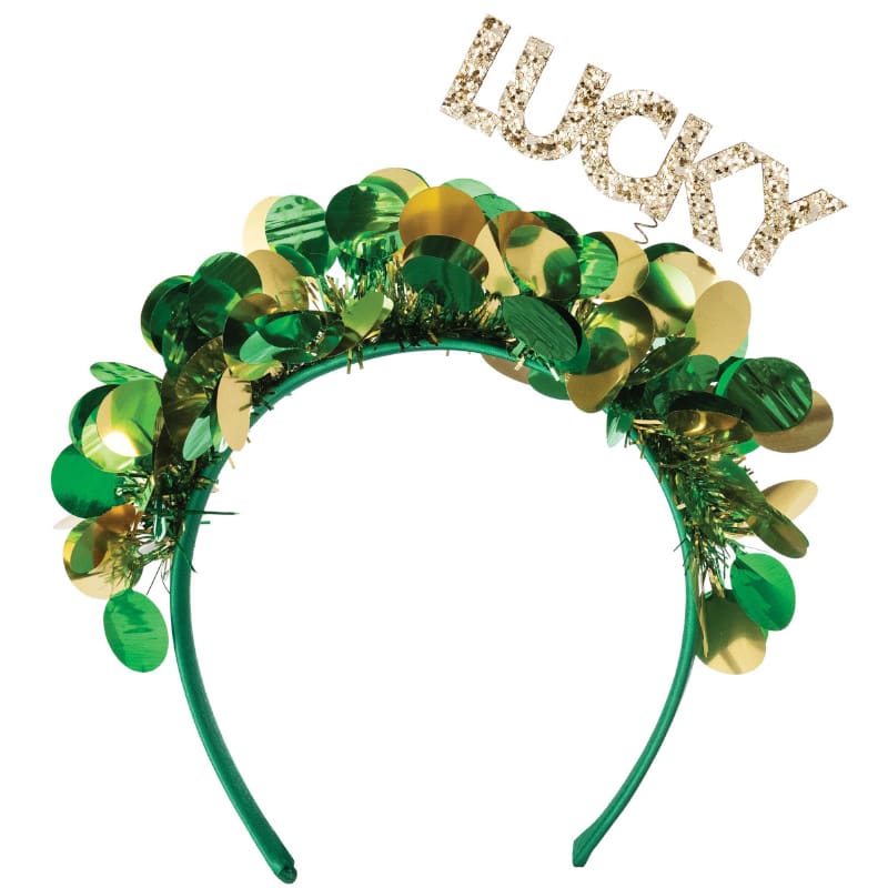 St Patricks Headband Lucky NLA