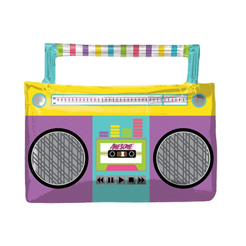 Foil Shape Boom Box Stereo