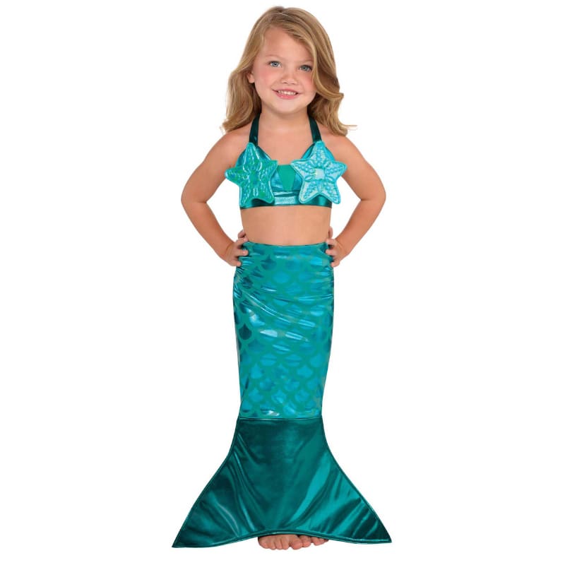 Costume Child Mermaid Teal 4-6