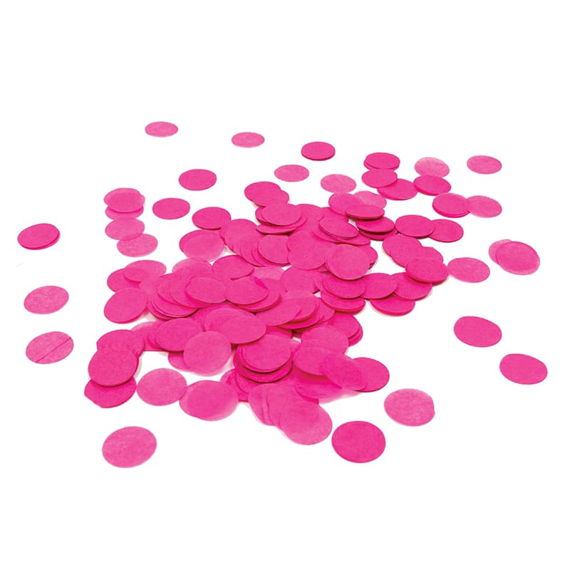 Confetti Paper Round Magenta Hot Pin 15g