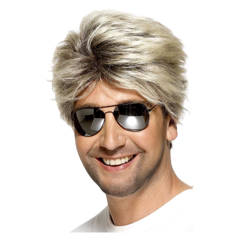 Wig 80's Street Short and Straight Blond