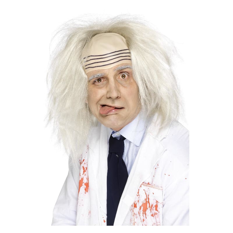 Wig Crazy Scientist Madman