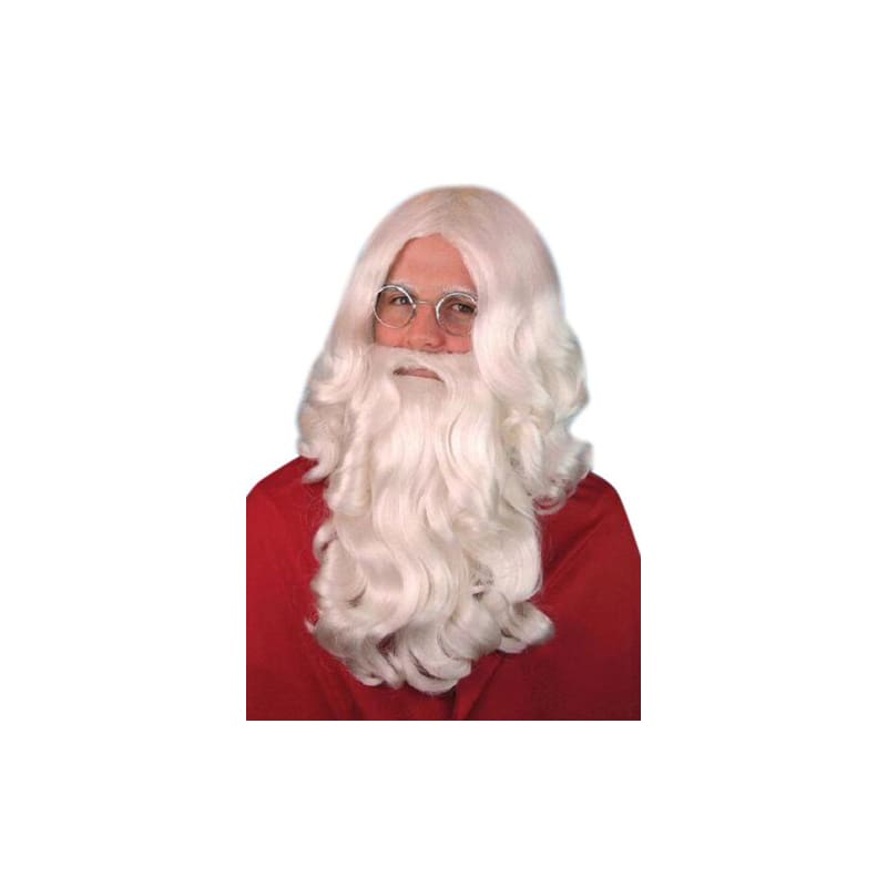 Wig & Beard Santa Clause Deluxe Premium