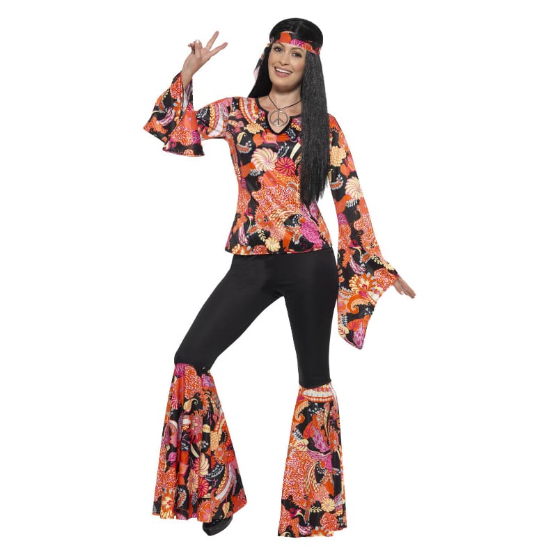 Costume Adult Hippie Black Willow M
