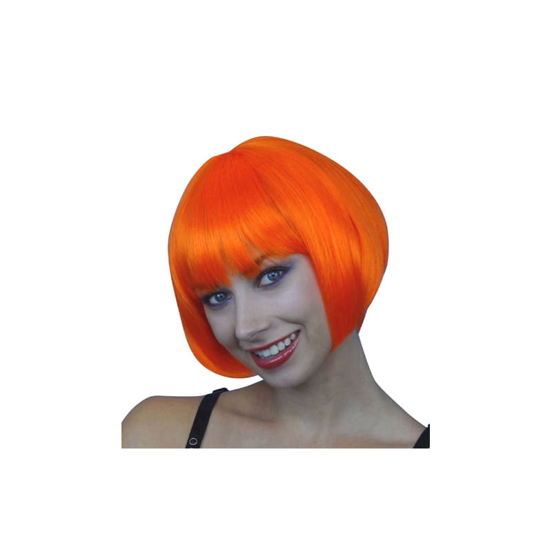 Wig Bob Short Orange Premium