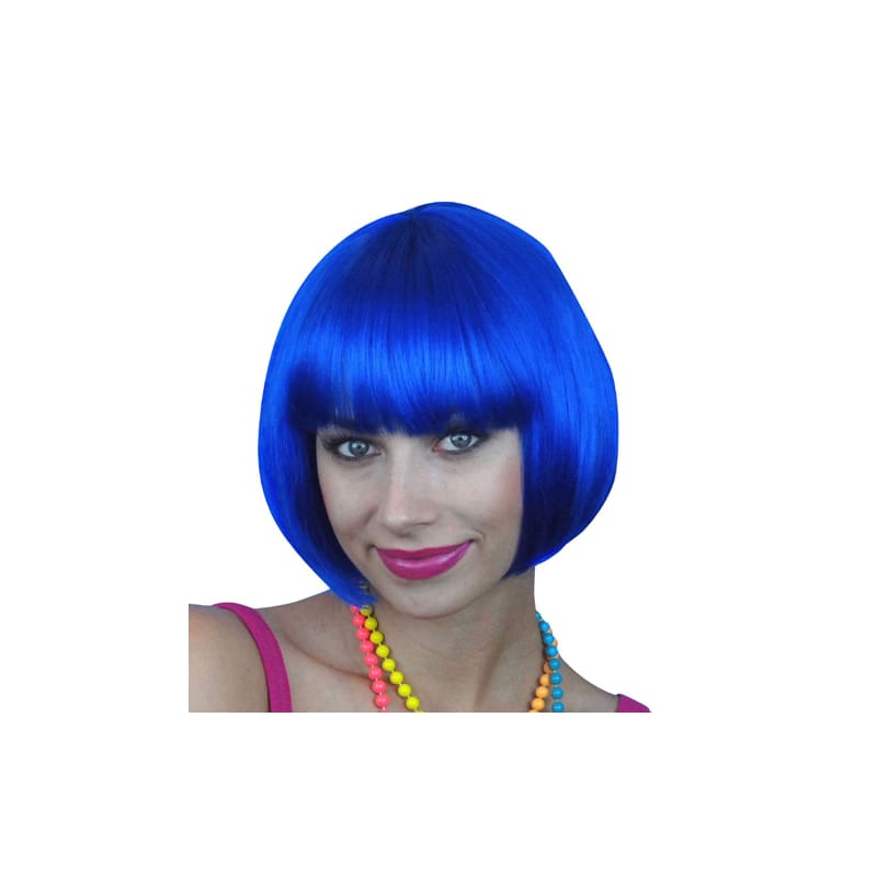 Wig Bob Short Royal Blue Premium
