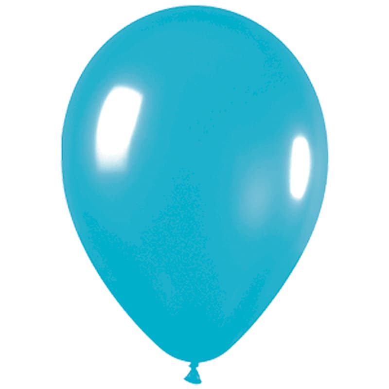 Balloons 30cm Pearl Azure Blue Pk100