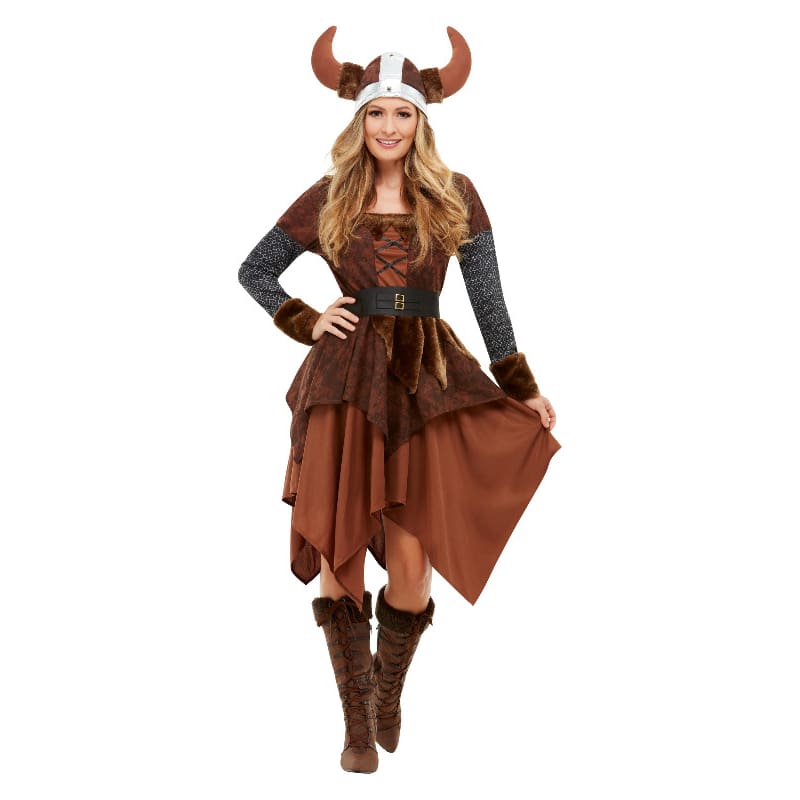 Costume Adult Viking Barbarian Queen M