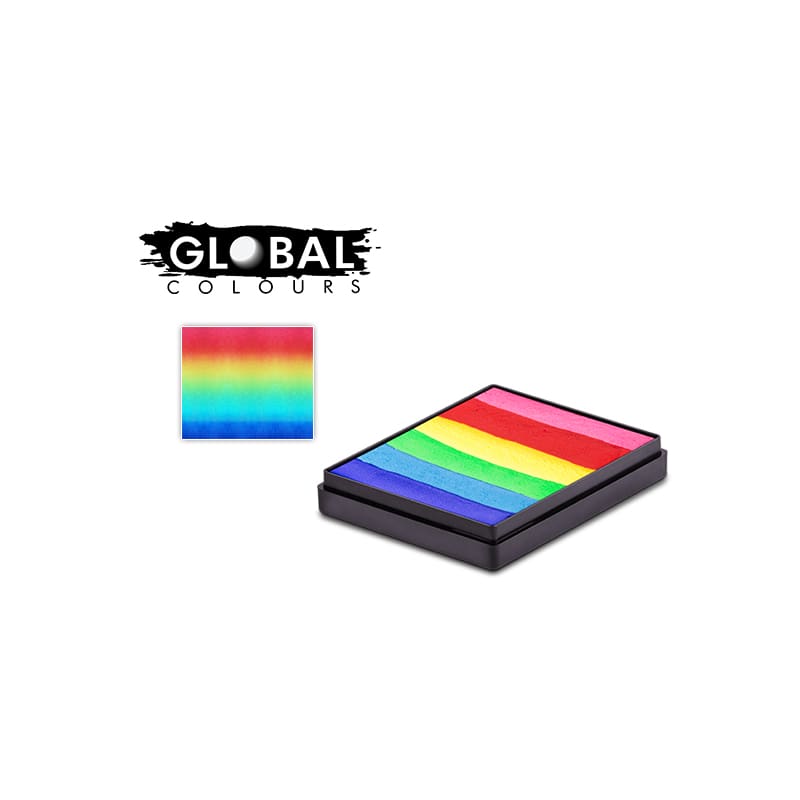 Face Paint Palette Bright Rainbow 50g