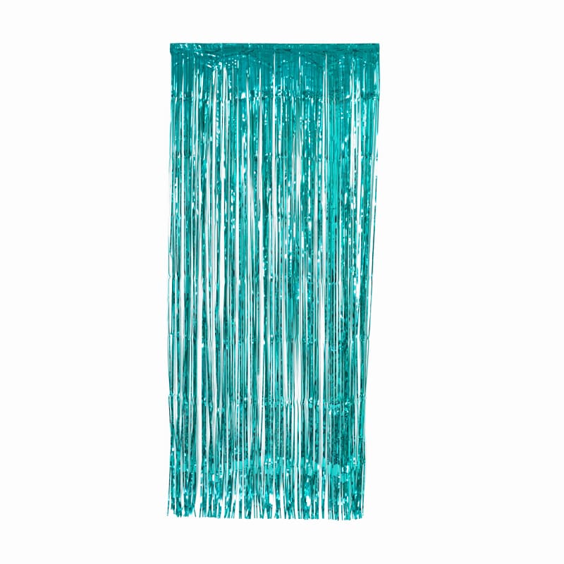 Foil Curtain Turquoise 90cm x 200cm