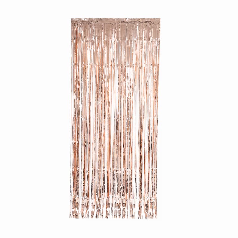 Foil Curtain Rose Gold 90cm x 200cm