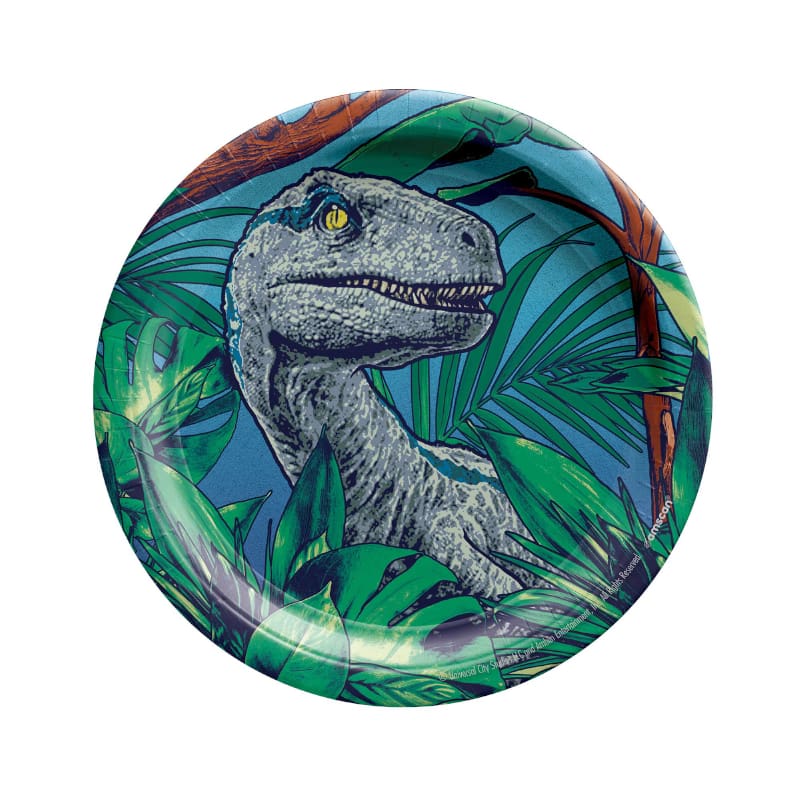 Jurassic Into The Wild Lunch Plates Pk8