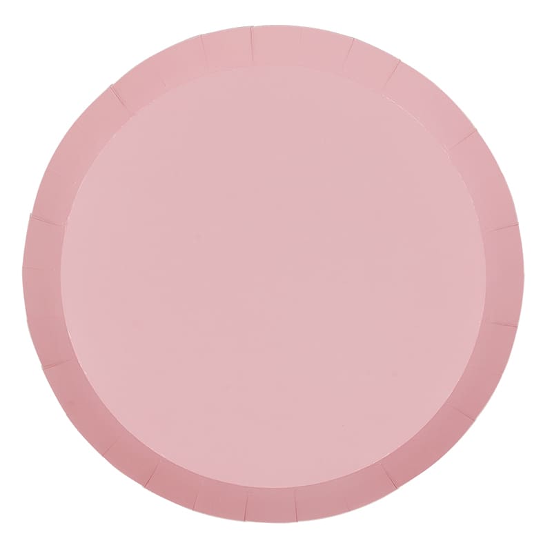 Plates Paper 230mm Classic Pink Pk20