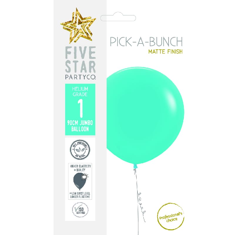 Balloons 90cm Matte Caribbean Blue Teal