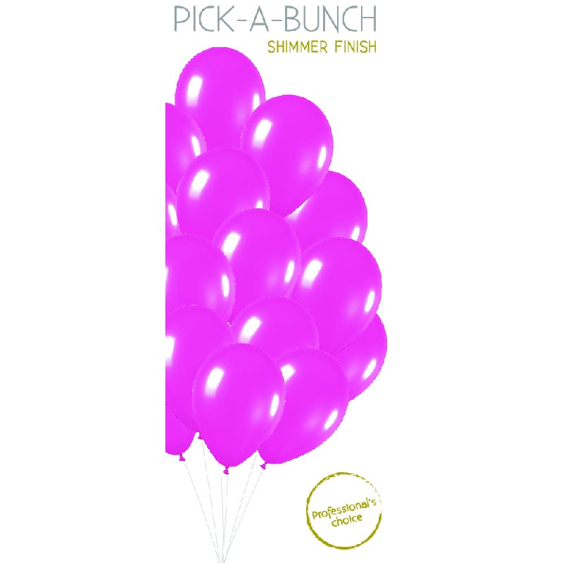Balloons 30cm Metallic Fuchsia Pk18 DNR