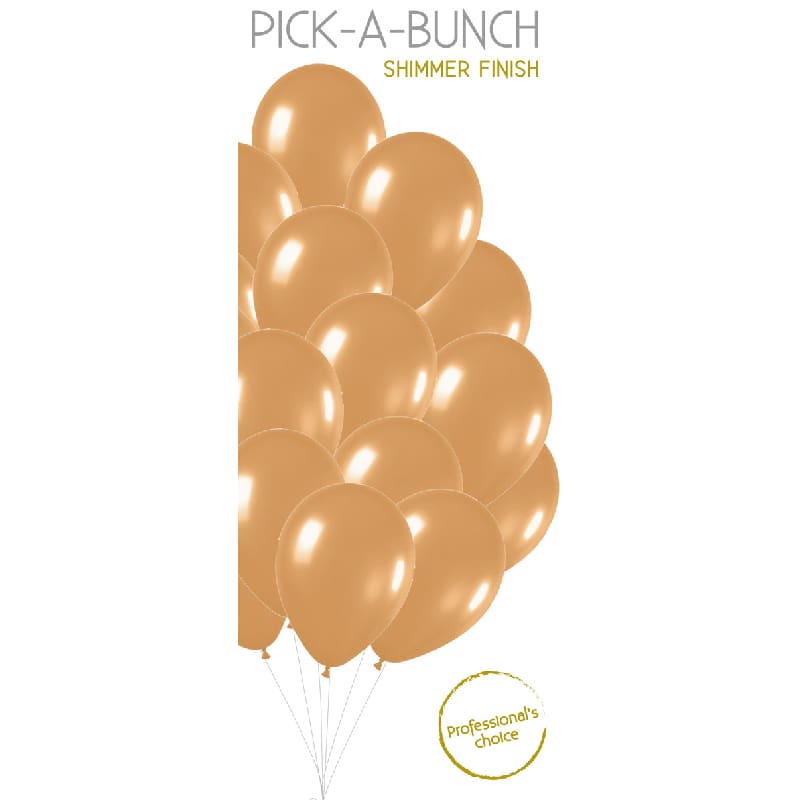 Balloons 30cm Metallic Gold Pk18 DNR