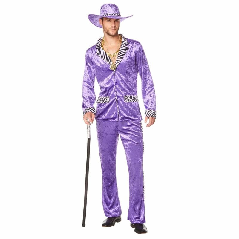 Costume Adult Pimp Suit 80's L