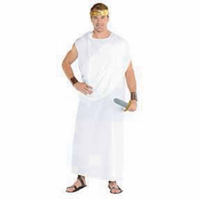 Costume Adult Toga White