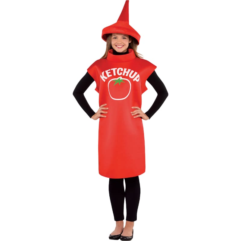 Costume Adult Ketchup Bottle STD