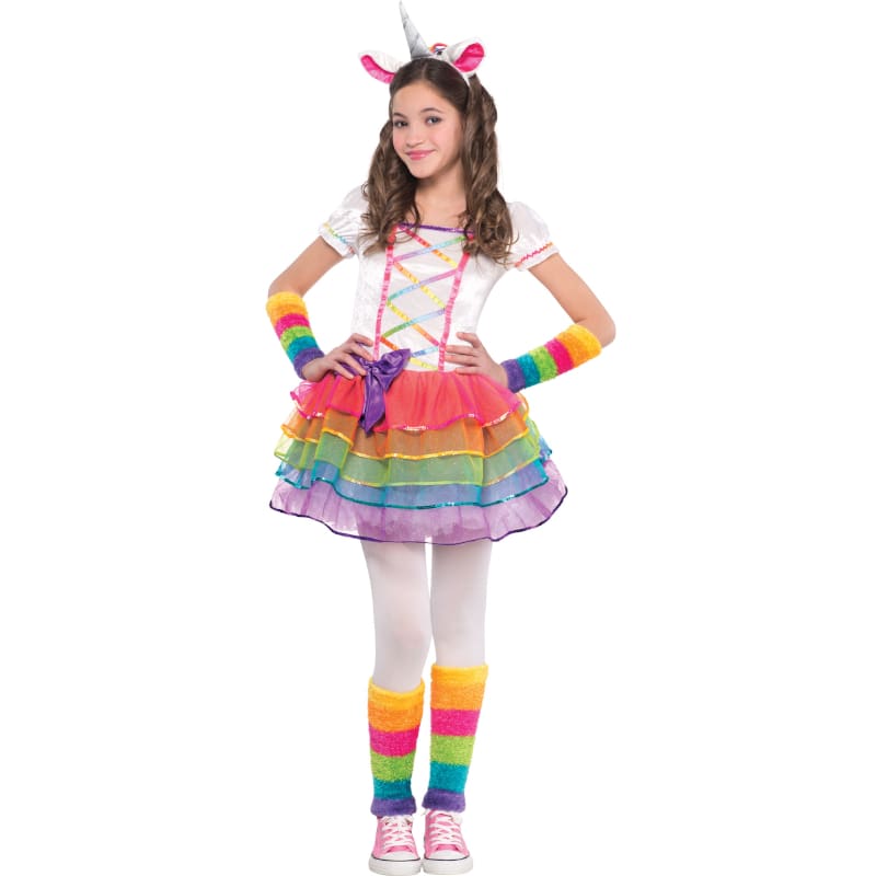 Costume Child Rainbow Unicorn 3-4
