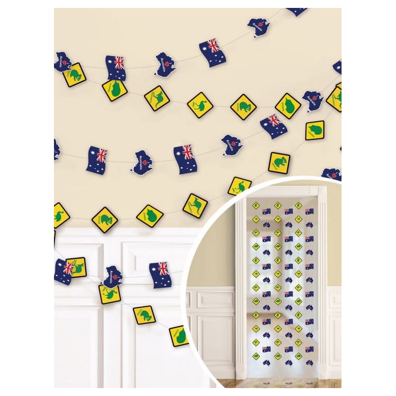 Hanging String Australia Pk6