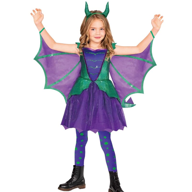 Costume Child Mystical Dragon Purple 5-7
