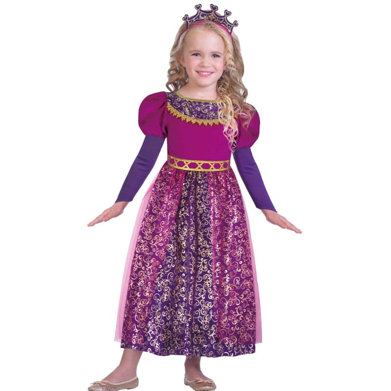 Costume Child Medieval Princess Purple