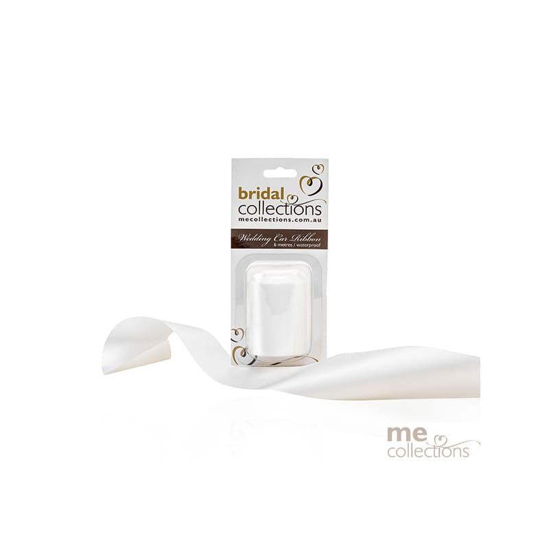 Car Ribbon White 6m