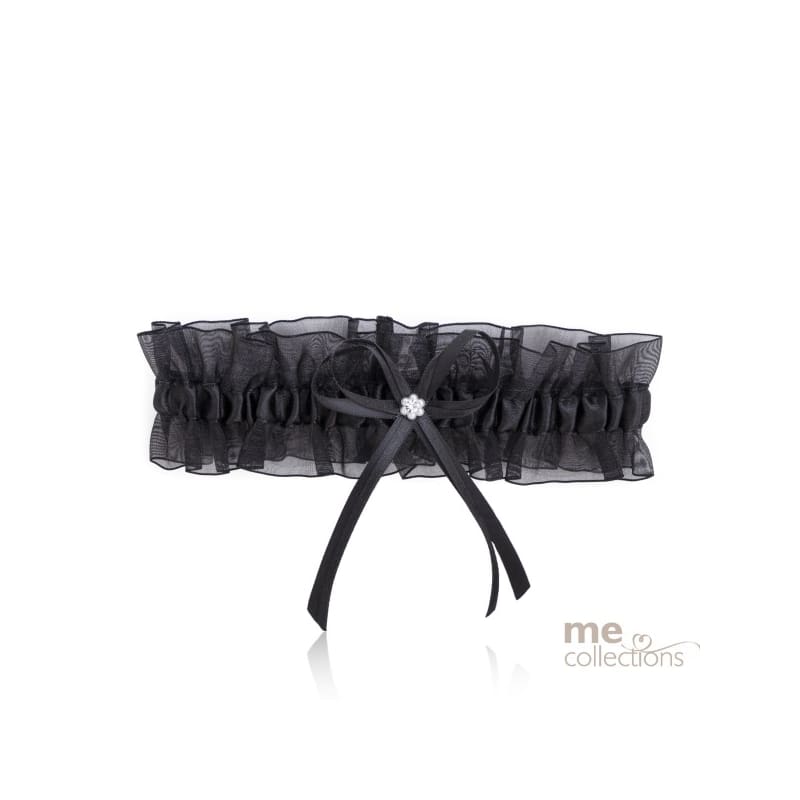 Garter Black Organza