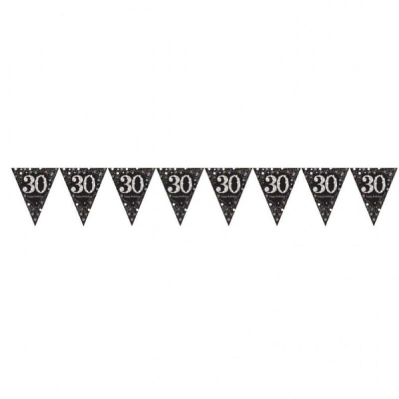 Flag Banner 30 Sparkling Black 4m