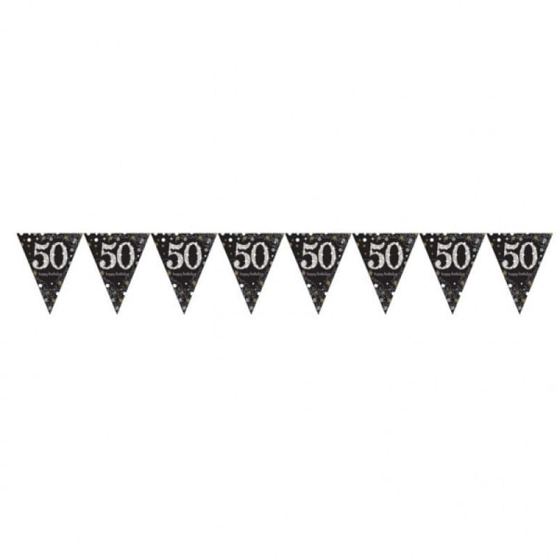 Flag Banner 50 Sparkling Black 4m